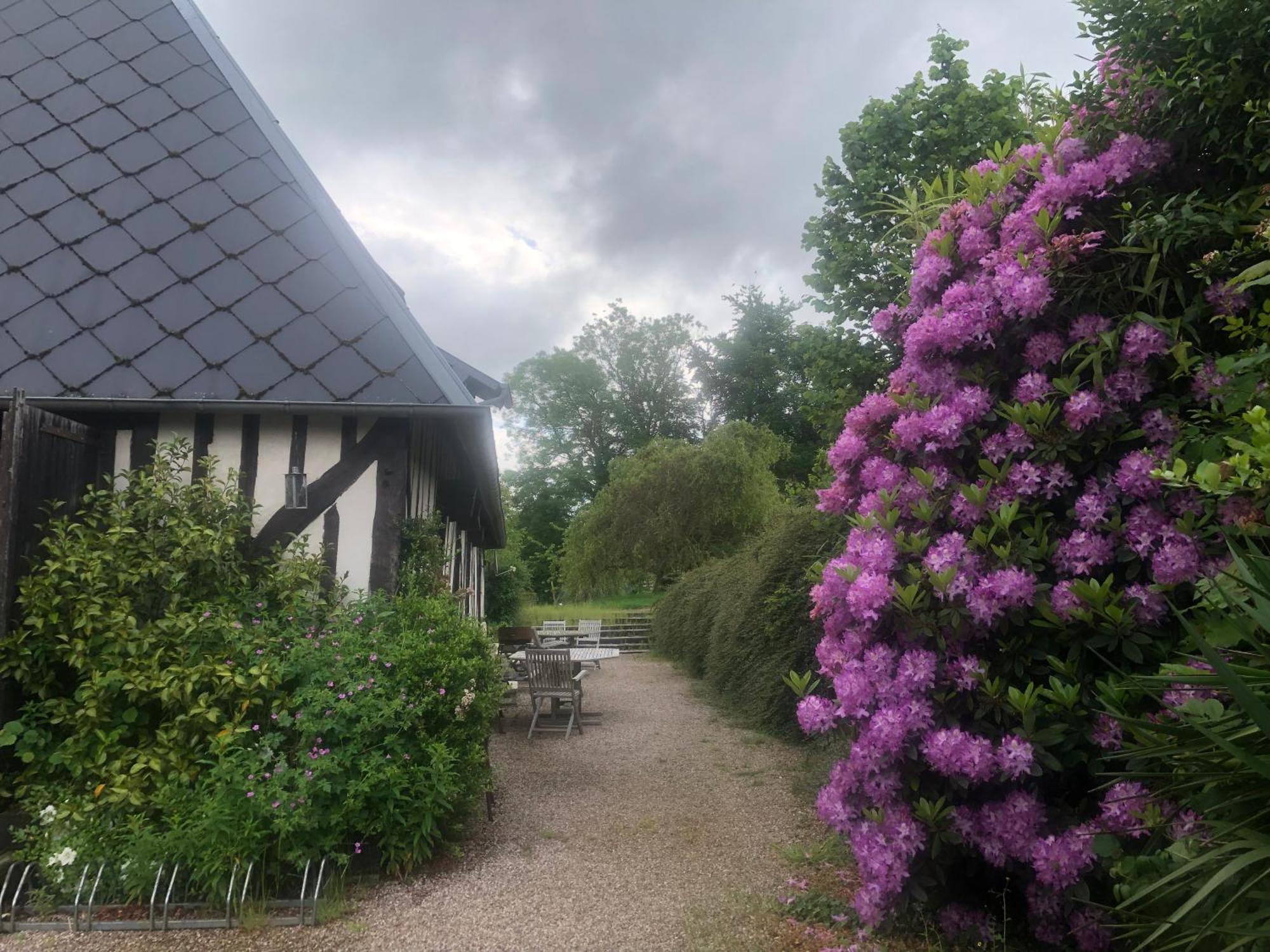 Bed and Breakfast Le Champ Des Possibles Manerbe Экстерьер фото